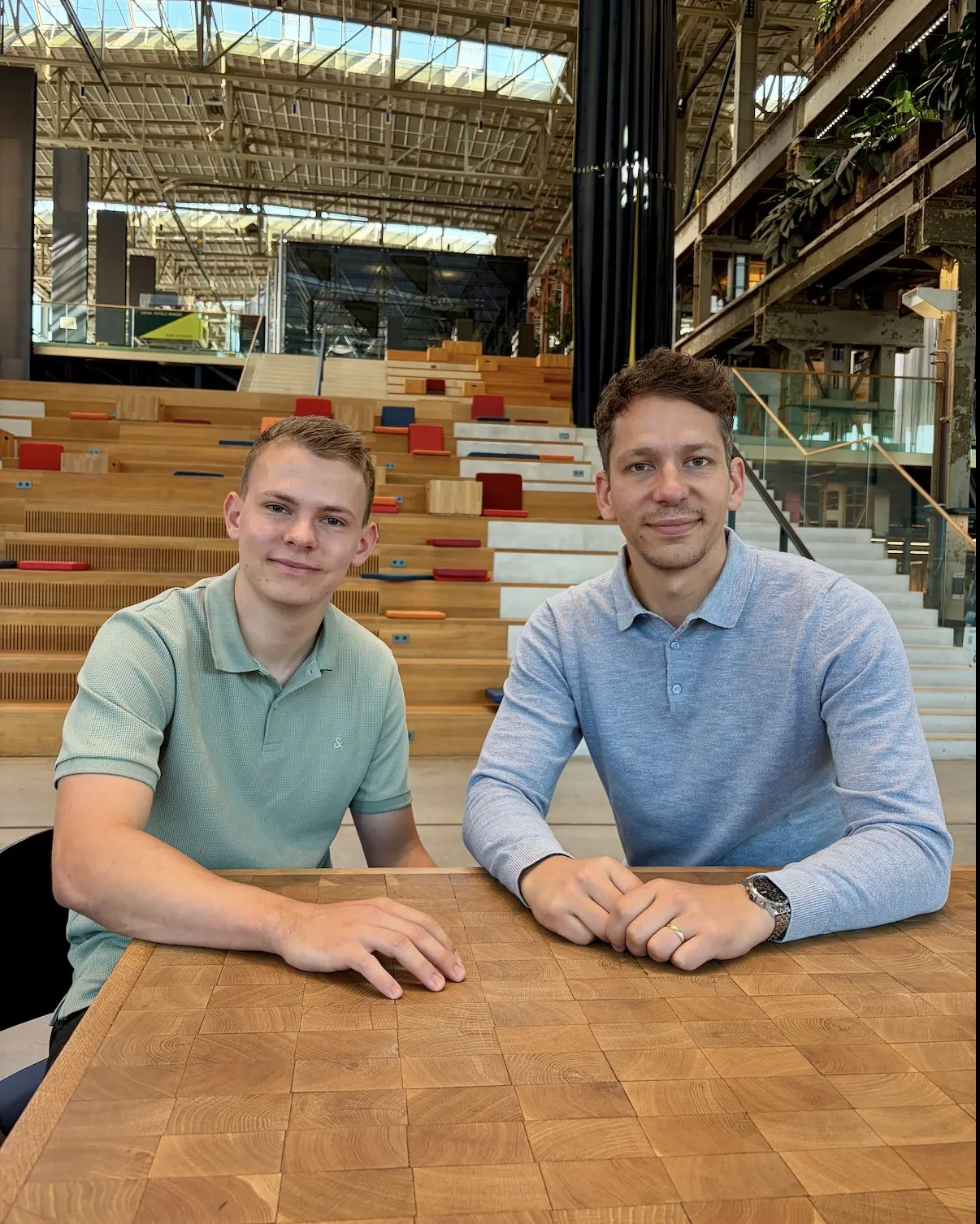 Dennis van der Heijden and Chris Noordhoek, the two founders of Datavore