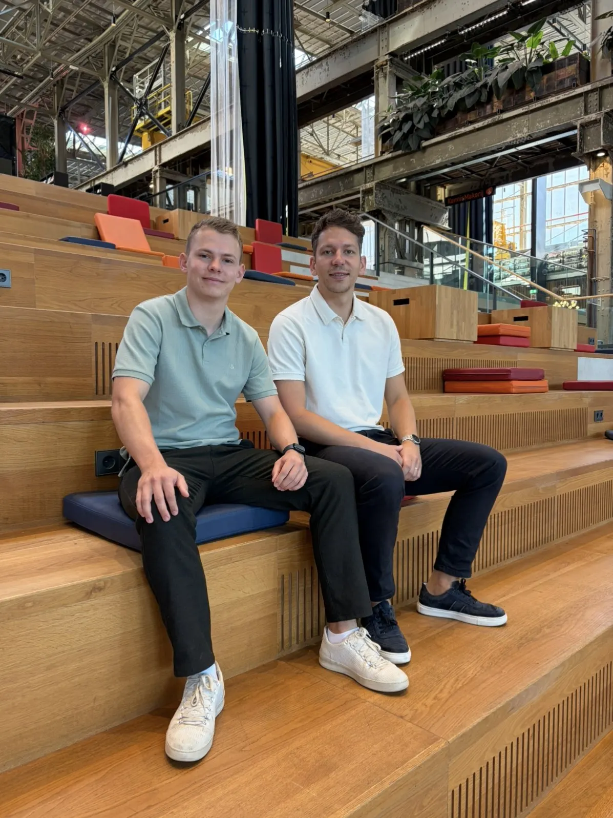 Dennis van der Heijden and Chris Noordhoek, the two founders of Datavore